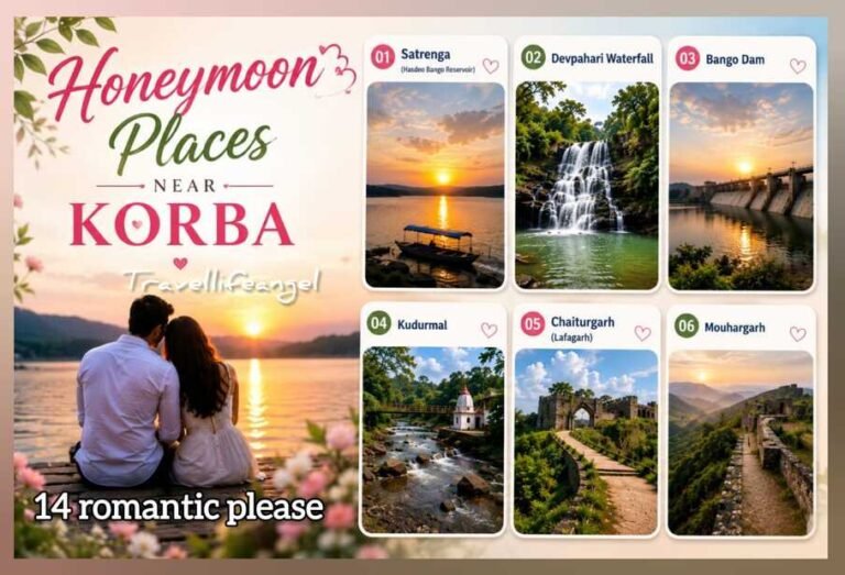 14 Romantic (हनीमून) places near by Korba with in 90 km